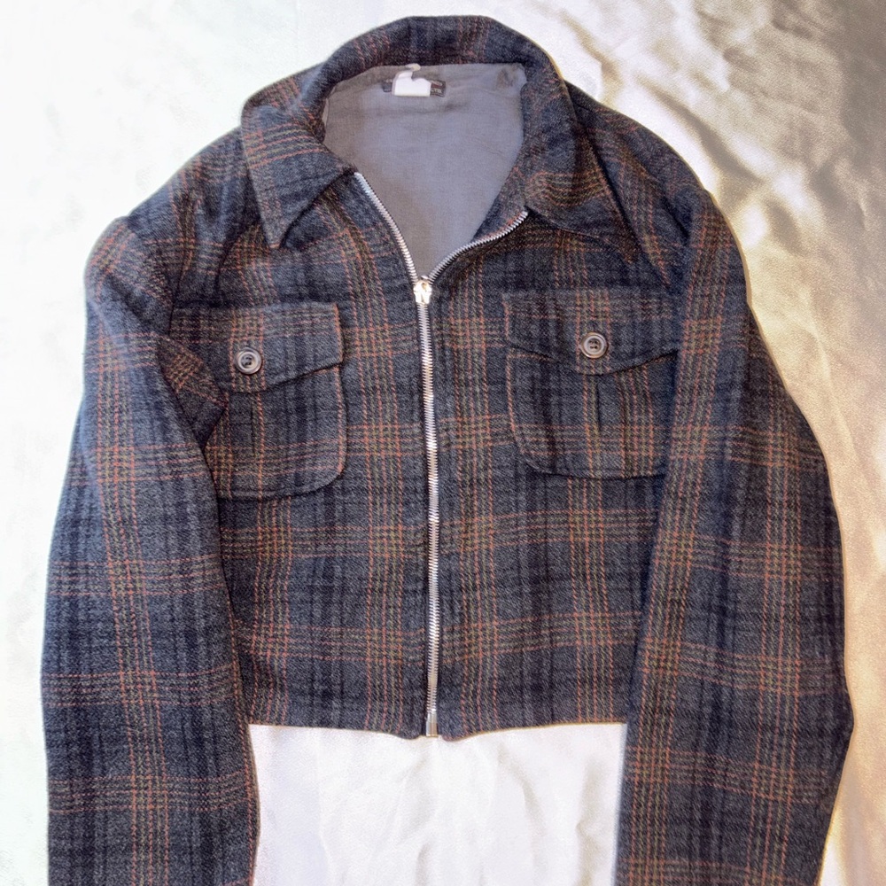 Tracy Evans Gray Wool Blend Jacket